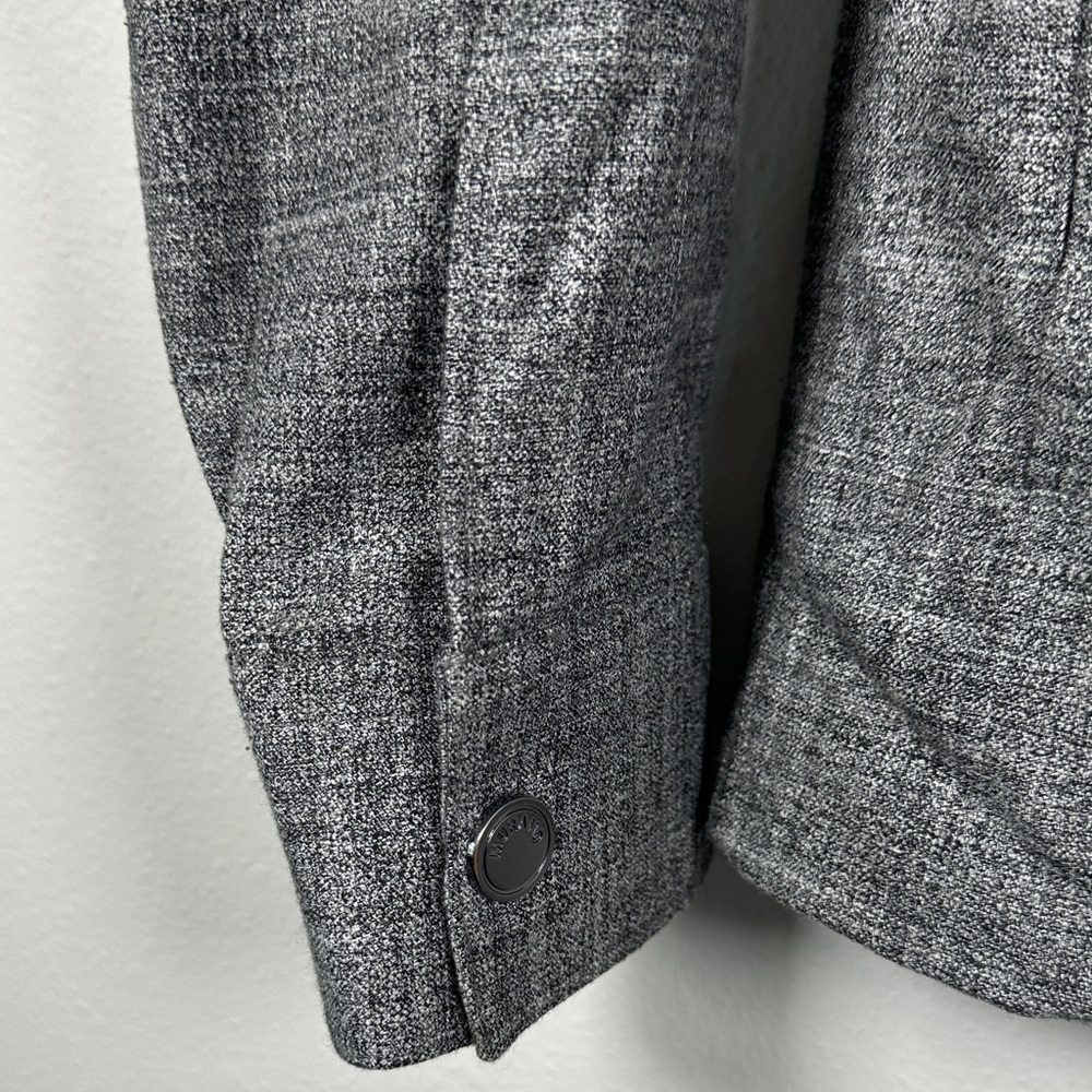 Murano Slim Fit Charcoal Gray Lightweight Zip Front Jacket Men’s Small - Picture 6 of 9